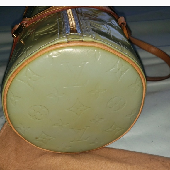 Louis Vuitton Vernis Bedford Green Baby Blue LV - Picture 3 of 6